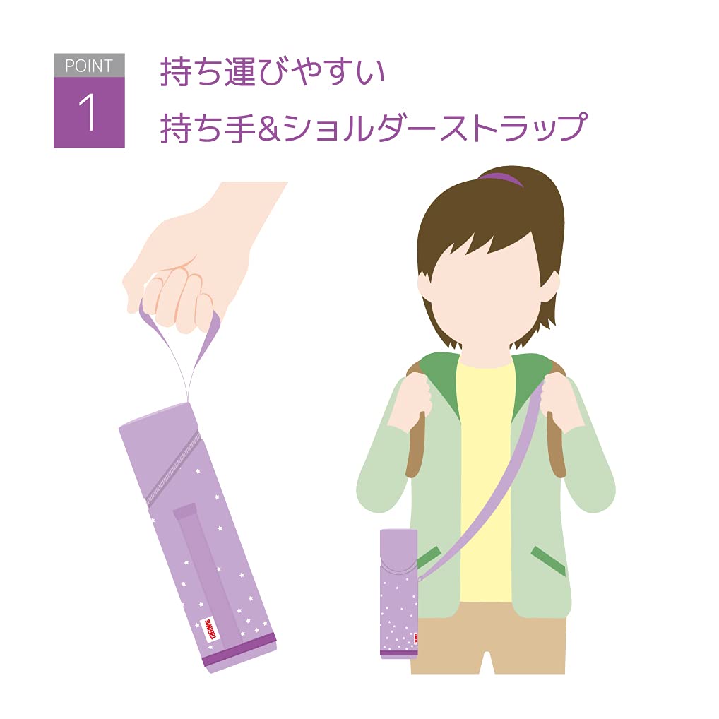 Thermos Purple Star APG-501: Thermos My Bottle Pouch with Strap for 450-600ml