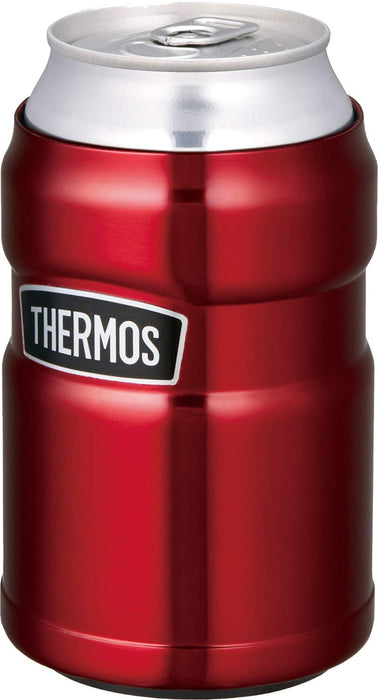 Thermos Outdoor Series 350ml Cool Can Holder 2-Way Type Cranberry Rod-002