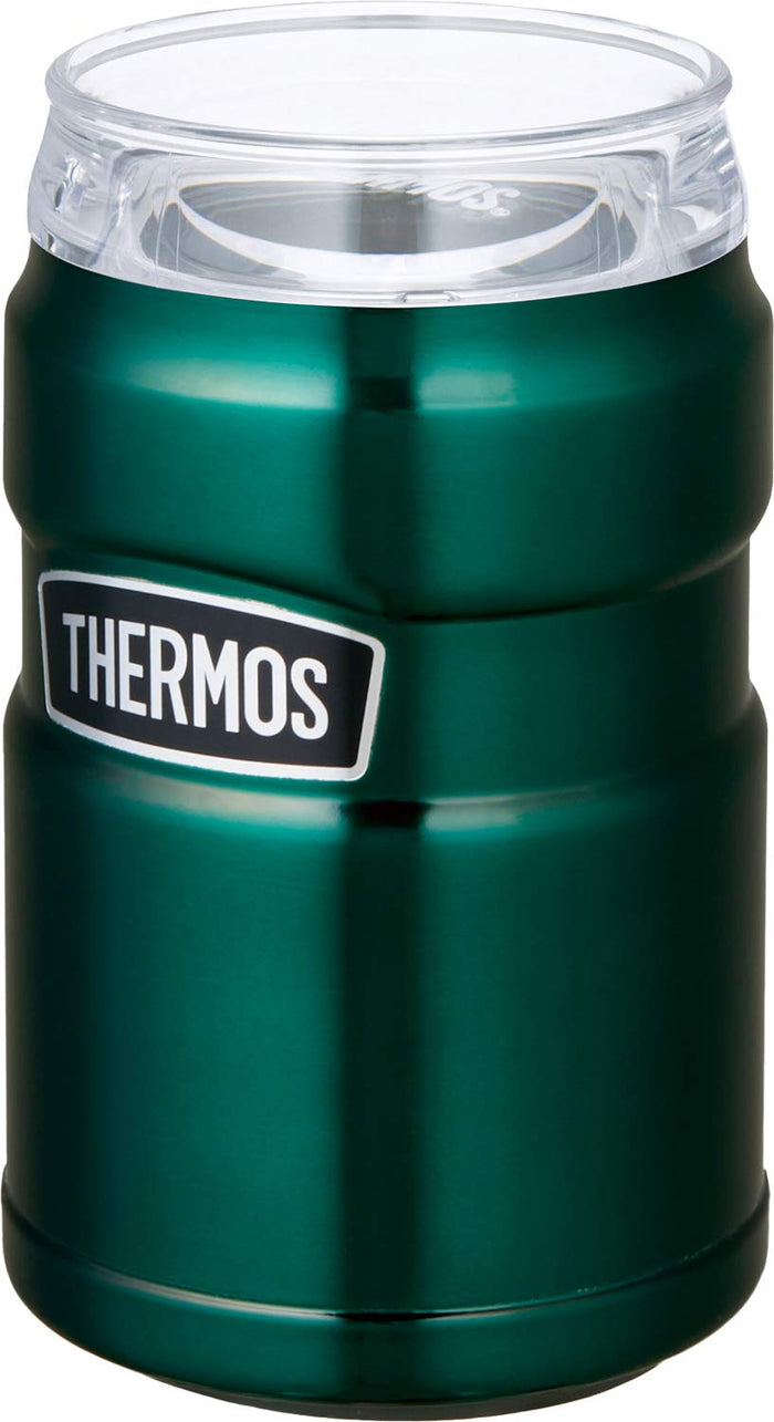 Thermos Outdoor Series Pine Green Cool Can Holder 2-Way for 350ml Cans