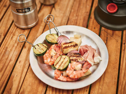 Thermos Outdoor Series 21Cm Stainless Steel Plate Model Rot-003 S