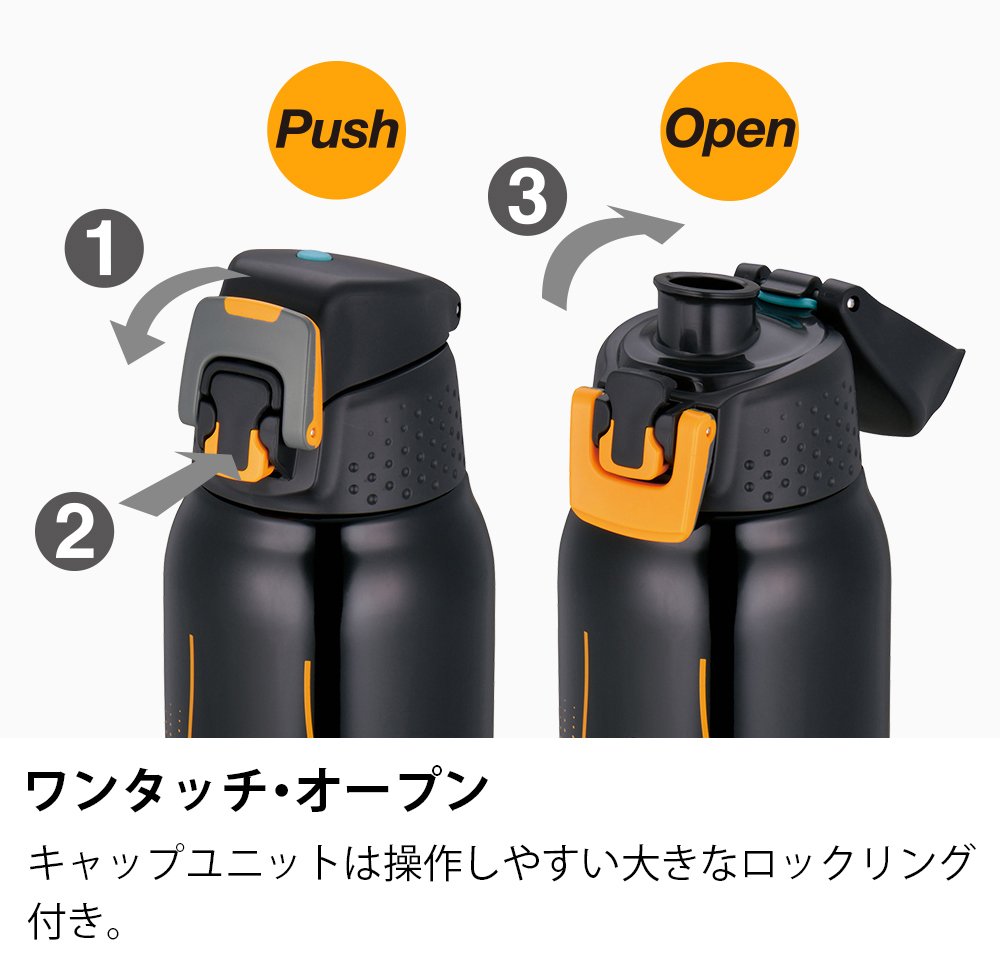 Thermos Black Gradient Sports Bottle Replacement Cap FFZ-1500F with Gasket