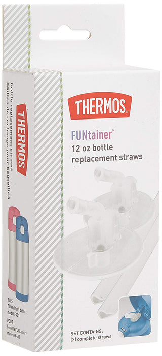 Thermos F401Rs6 Clear Replacement Straw for 12Oz Funtainer Bottle Direct Overseas