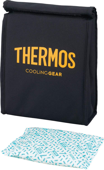 Thermos 3L Black Orange Sports Cooler Bag with Ice Pack Rey-003 Bkor