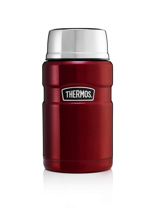 Thermos Stainless King 0.7L Red Food Jar with Superior Heat Retention Parallel Import