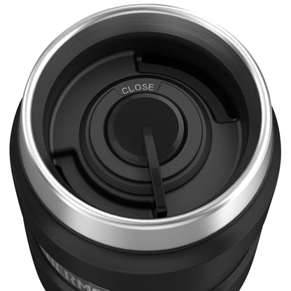 Thermos Stainless King Black Travel Tumbler Compact 16-Ounce/450ml Capacity