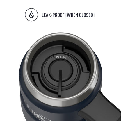 Thermos Stainless King 16Oz Vacuum Insulated Travel Mug in Matte Blue