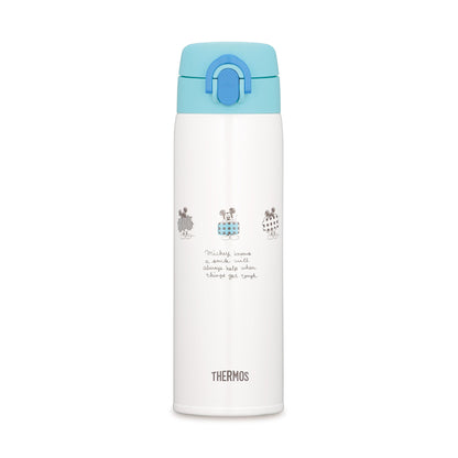 Thermos Jnx-500Ds Light Blue Stainless Steel Bottle for Formula Preparation