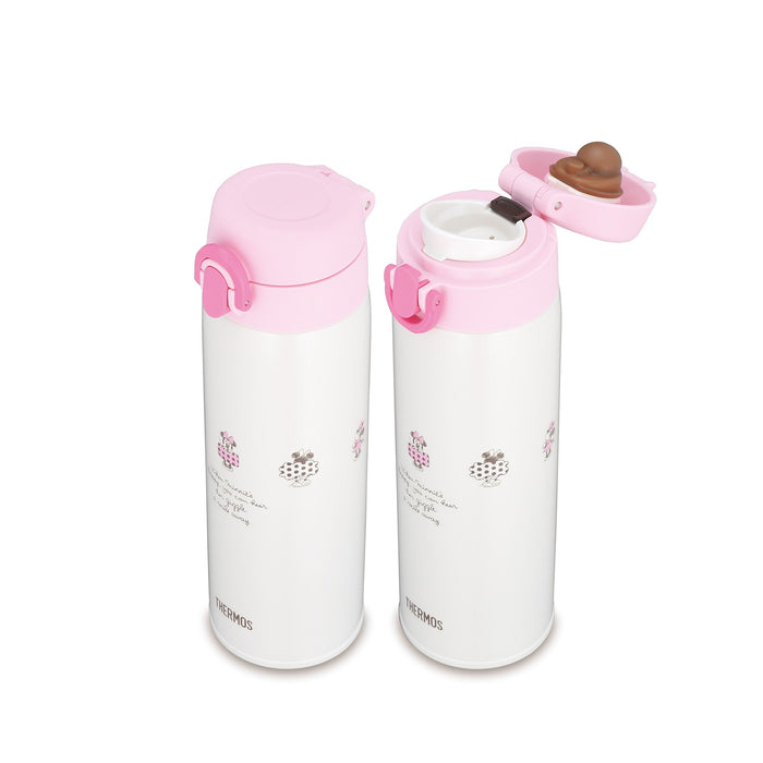 Thermos Jnx-500Ds 淺粉紅色不鏽鋼奶瓶，用於配製配方奶