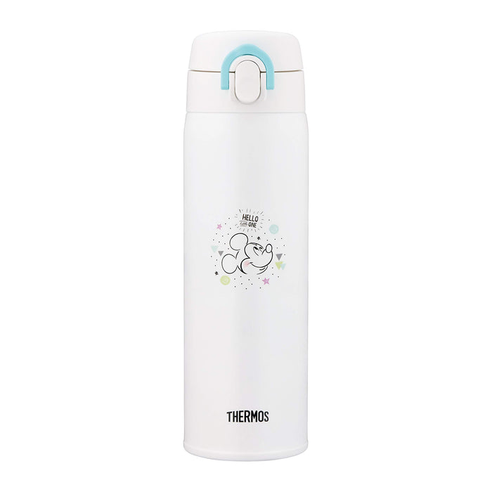 Thermos Jnx-501Ds 迪士尼米奇 不锈钢 500ml 牛奶准备瓶 - 蓝白色