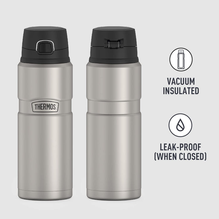 Thermos King 24-Ounce Stainless Steel Drink Bottle Model 344827