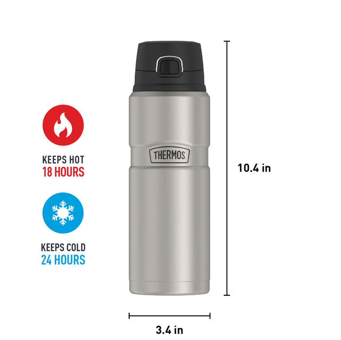 Thermos King 24-Ounce Stainless Steel Drink Bottle Model 344827