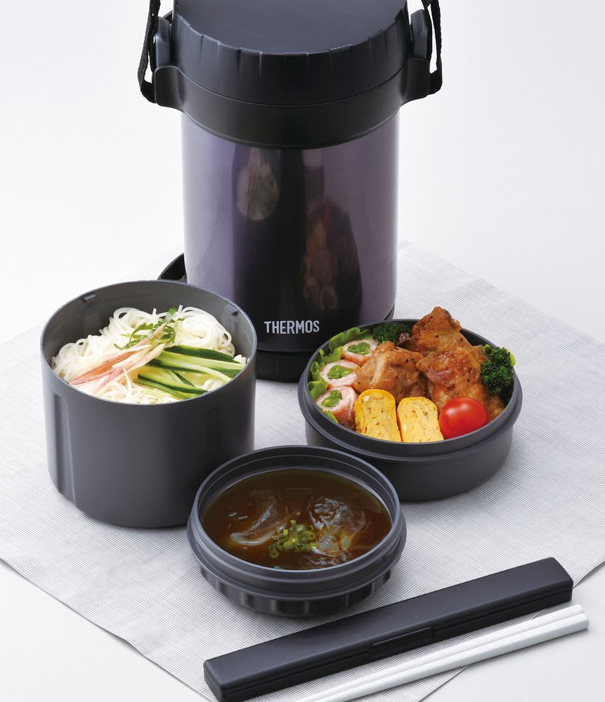 Thermos Jbg-2000 Mdb Stainless Steel Lunch Jar 1.6 Cups Midnight Blue