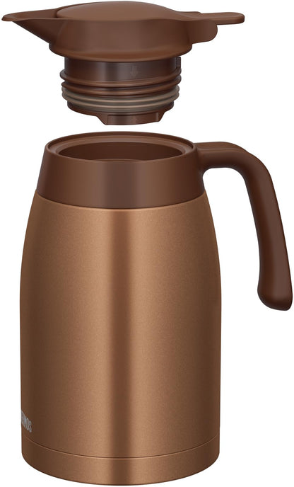 Thermos Ttb-1501 Bwg 1.5L Stainless Steel Thermal Pot Brown Gold Insulated Flask