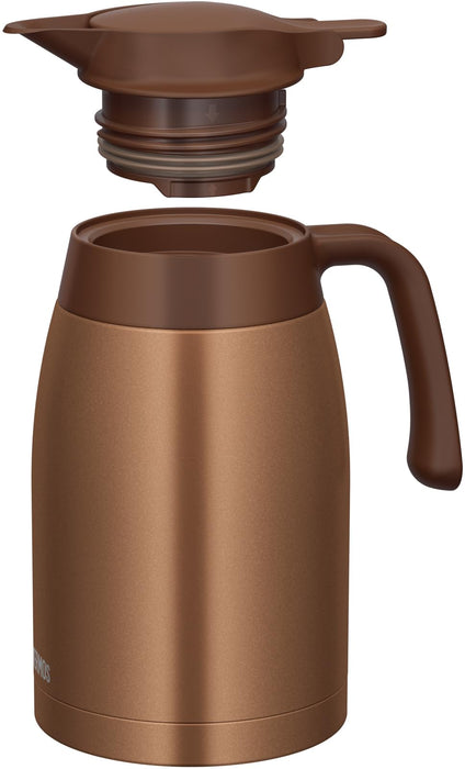Thermos Ttb-1501 Bwg 1.5L Stainless Steel Thermal Pot Brown Gold Insulated Flask