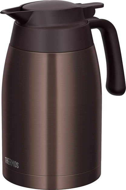 Thermos Dark Brown Stainless Steel 1.5L Pot - Ttb-1500 Dbw Series