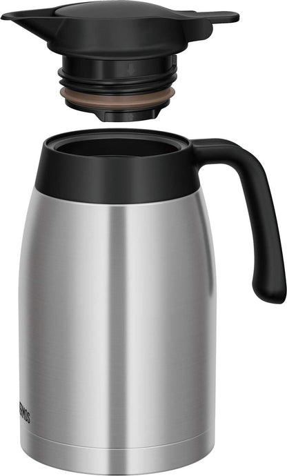 Thermos 1.5L Stainless Steel Black Pot Model Ttb-1500 Sbk
