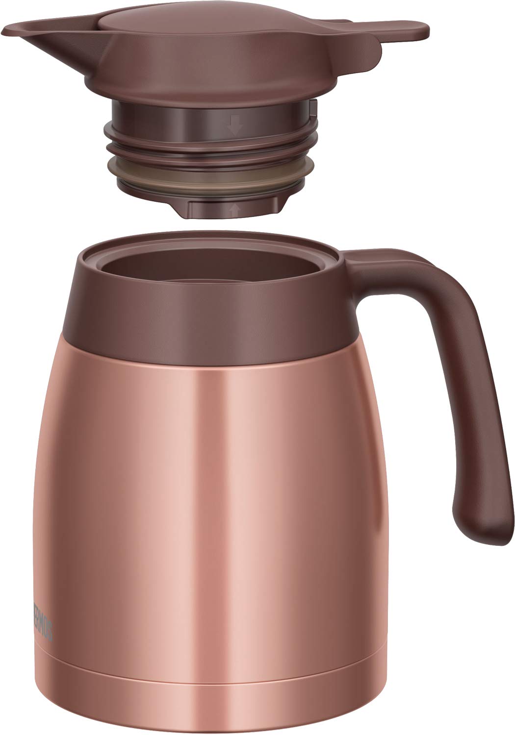 Thermos 1L Bronze Stainless Steel Pot Model Ttb-1000 Bz