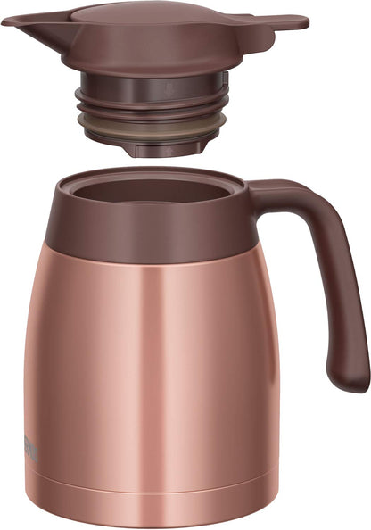 Thermos 1L Bronze Stainless Steel Pot Model Ttb-1000 Bz