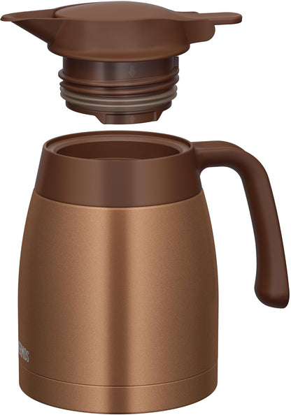 Thermos TTB-1001 BWG Stainless Steel 1L Thermal Pot in Brown Gold - Tabletop Insulation