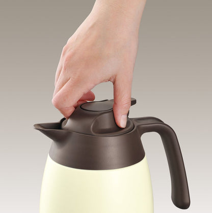 Thermos Thv-1001 Ccr 1L Stainless Steel Pot in Cookie Cream