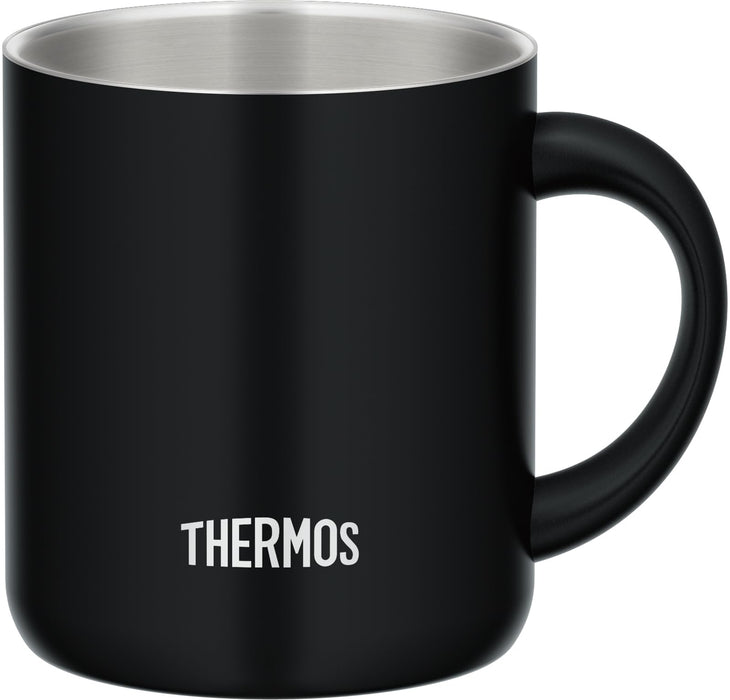 Thermos Brand 280ml Stainless Steel Vacuum Insulated Mug in Smoke Black