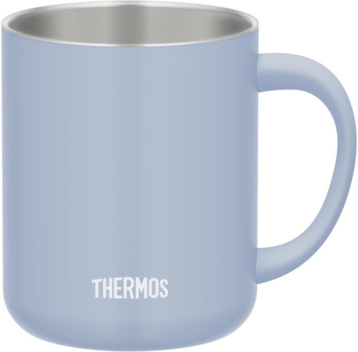 Thermos Ash Blue 450ml Stainless Steel Vacuum Insulated Mug - JDG-452C ASB