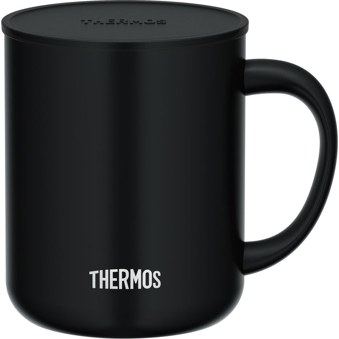 Thermos 450ml Insulated Stainless Steel Vacuum Mug in Smoke Black JDG-452C