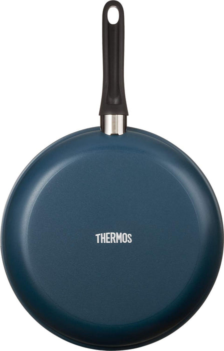 Thermos Kfd-020D Nvy 20cm Lightweight Durable Stir-Fry Pan for Gas Stove Navy