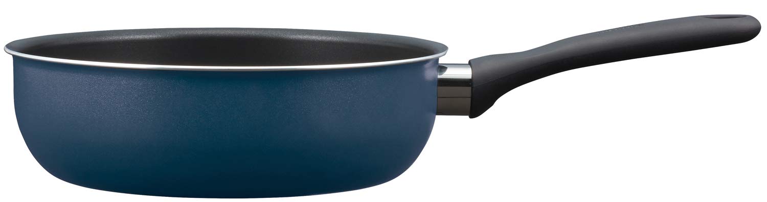 Thermos 24Cm Stir-Fry Pan Durable Lightweight Model Kfd-024D for Gas Stove - Navy