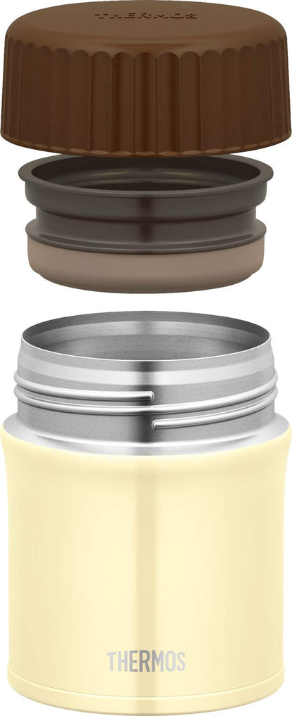 Thermos JBU-380 White Vacuum Insulated Thermal Lunch Jar 380ml Capacity