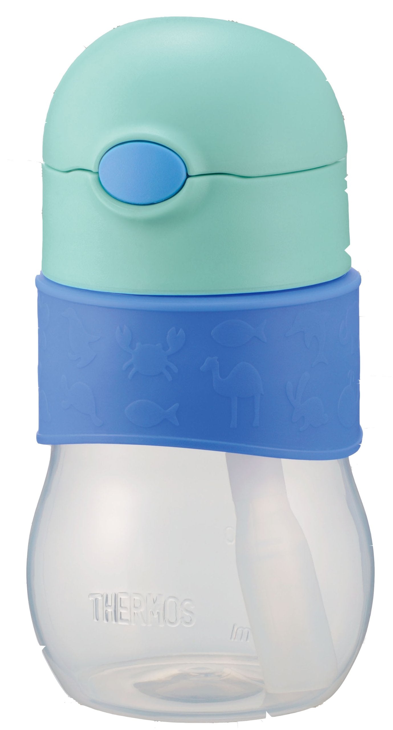Thermos Npa-340 Bl 0.34L Thermos Baby Straw Mug in Blue