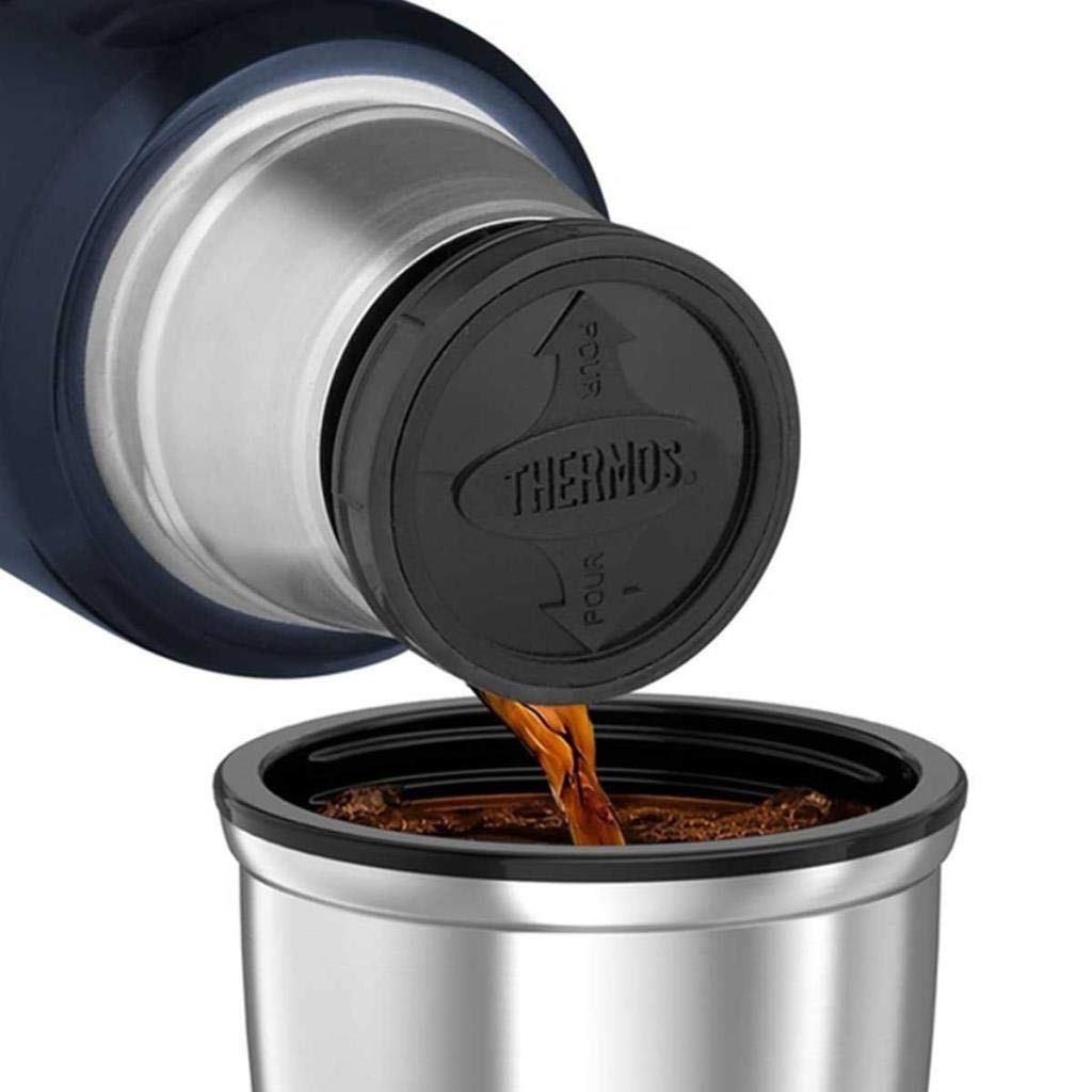 Thermos Stainless King 40-Ounce 1.2L Bottle Midnight Blue - US Edition