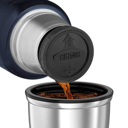 Thermos Stainless King 40-Ounce 1.2L Bottle Midnight Blue - US Edition