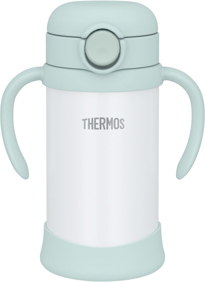 Thermos Vacuum Baby Straw Mug 350Ml Mint Keeps Drinks Cold FJT-350 Mnt