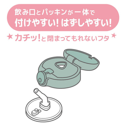 Thermos Vacuum Baby Straw Mug 350Ml Mint Keeps Drinks Cold FJT-350 Mnt