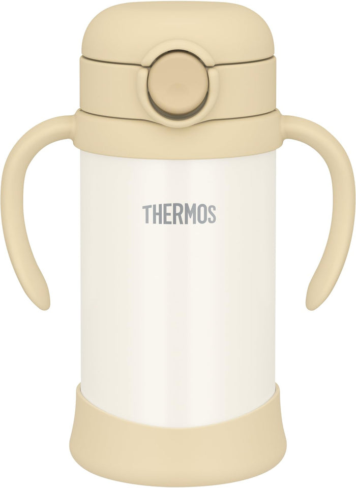Thermos Vacuum Insulated Baby Straw Mug 350Ml Sand Beige