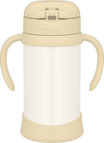 Thermos Vacuum Insulated Baby Straw Mug 350Ml Sand Beige