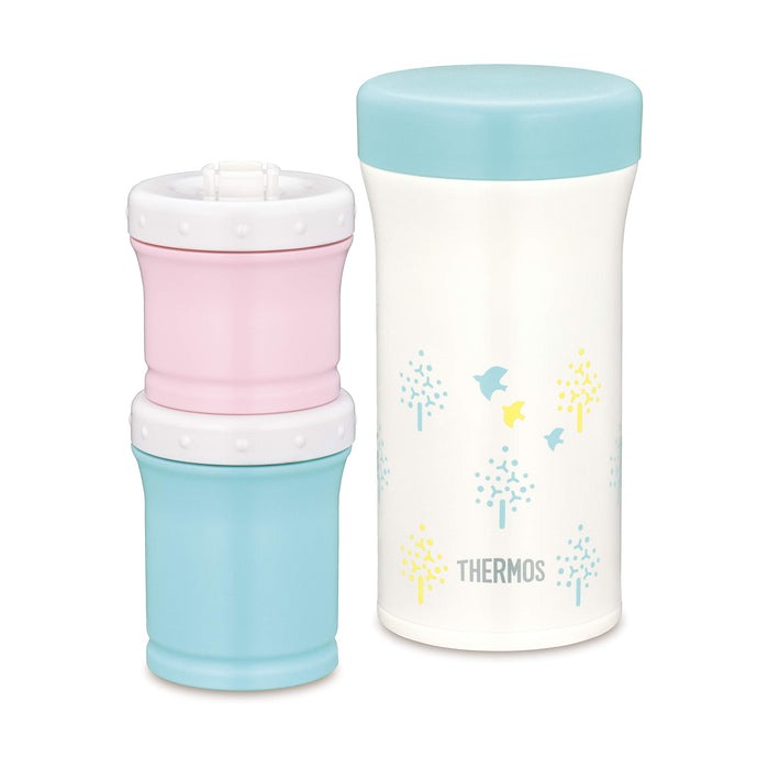 Thermos Blue Vacuum Flask Baby Food Case Set 130ml and 90ml - JBW-240