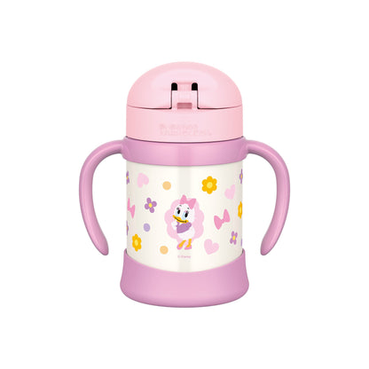 Thermos Baby Straw Mug Fhv-250Ds - Vacuum Flask in Light Pink for Babies 9 Months+