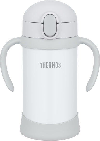 Thermos 350ml Baby Straw Vacuum Flask Mug in Gray