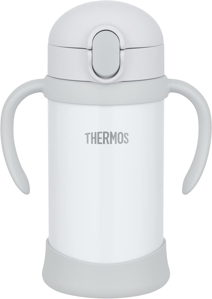 Thermos 350ml Baby Straw Vacuum Flask Mug in Gray