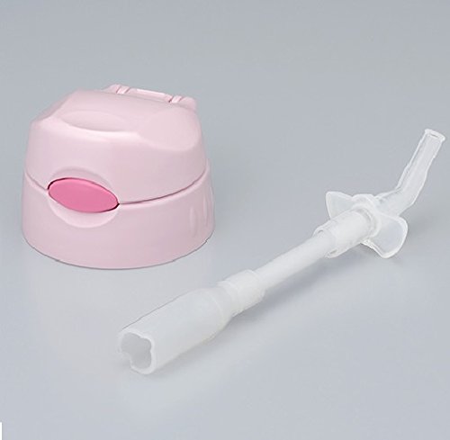 Thermos 淺粉紅色真空隔熱嬰兒吸管杯帶 Fhi 蓋單元