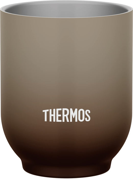 Thermos 品牌 240 毫升棕色真空保温茶杯型号 JDT-240 BW