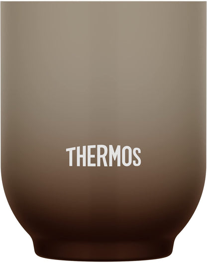 Thermos Brand 240ml Brown Vacuum Insulated Teacup Model JDT-240 BW