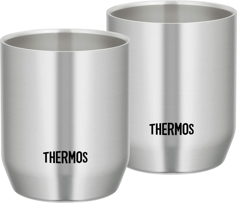 Thermos Vacuum Insulated 280ml Stainless Steel Cup Set of 2 Jdh-280P