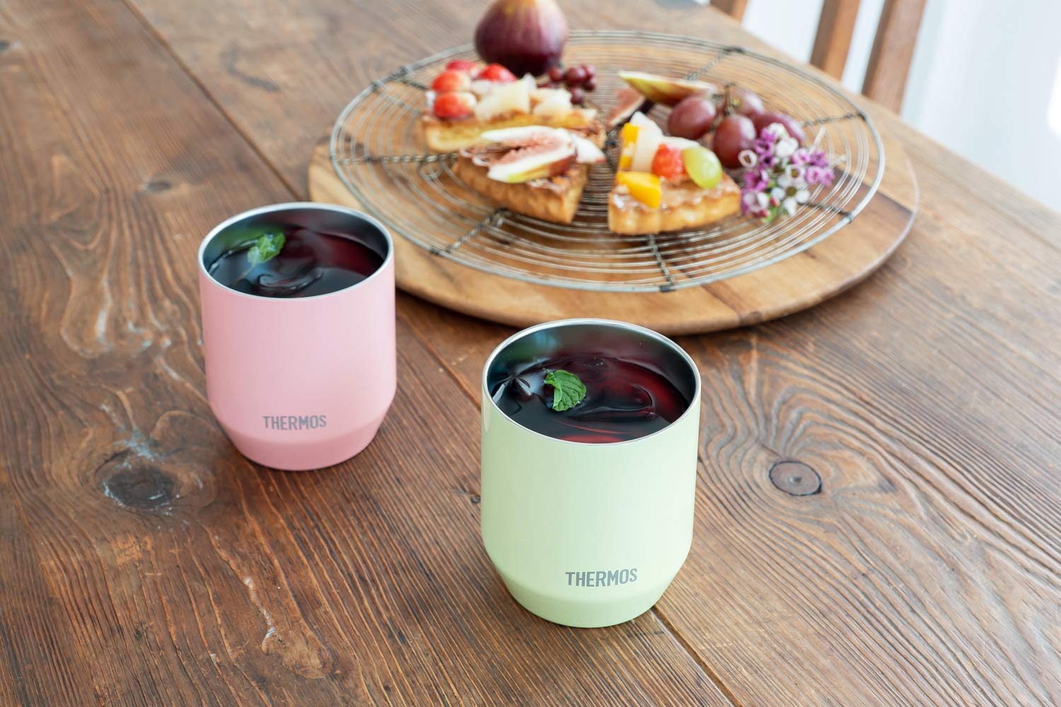 Thermos Light Green Vacuum Insulated Cup 360ml - Jdh-360C Ltg Model