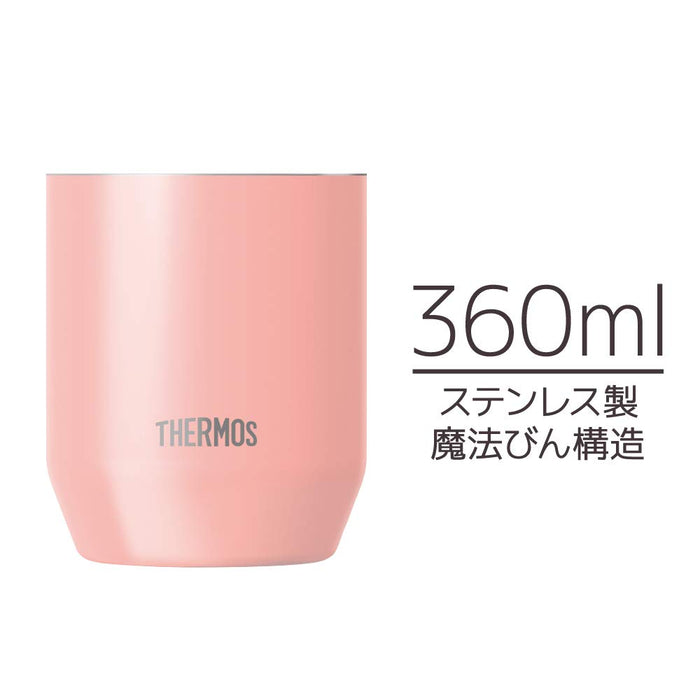 Thermos Light Pink Vacuum Insulated Cup 360ml JDH-360C LP