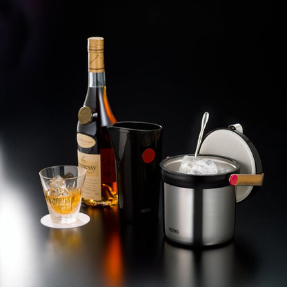 Thermos Jin-1300 SBK Stainless Steel Vacuum Insulated Black Ice Bucket