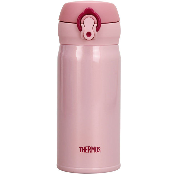 Thermos 0.35L Peach Mobile Mug - Vacuum Insulated One-Touch Open Type