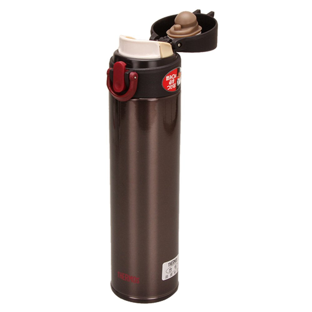 Thermos JNI-400 Mobile Mug Black 0.4L - Vacuum Insulated One-Touch Open Type